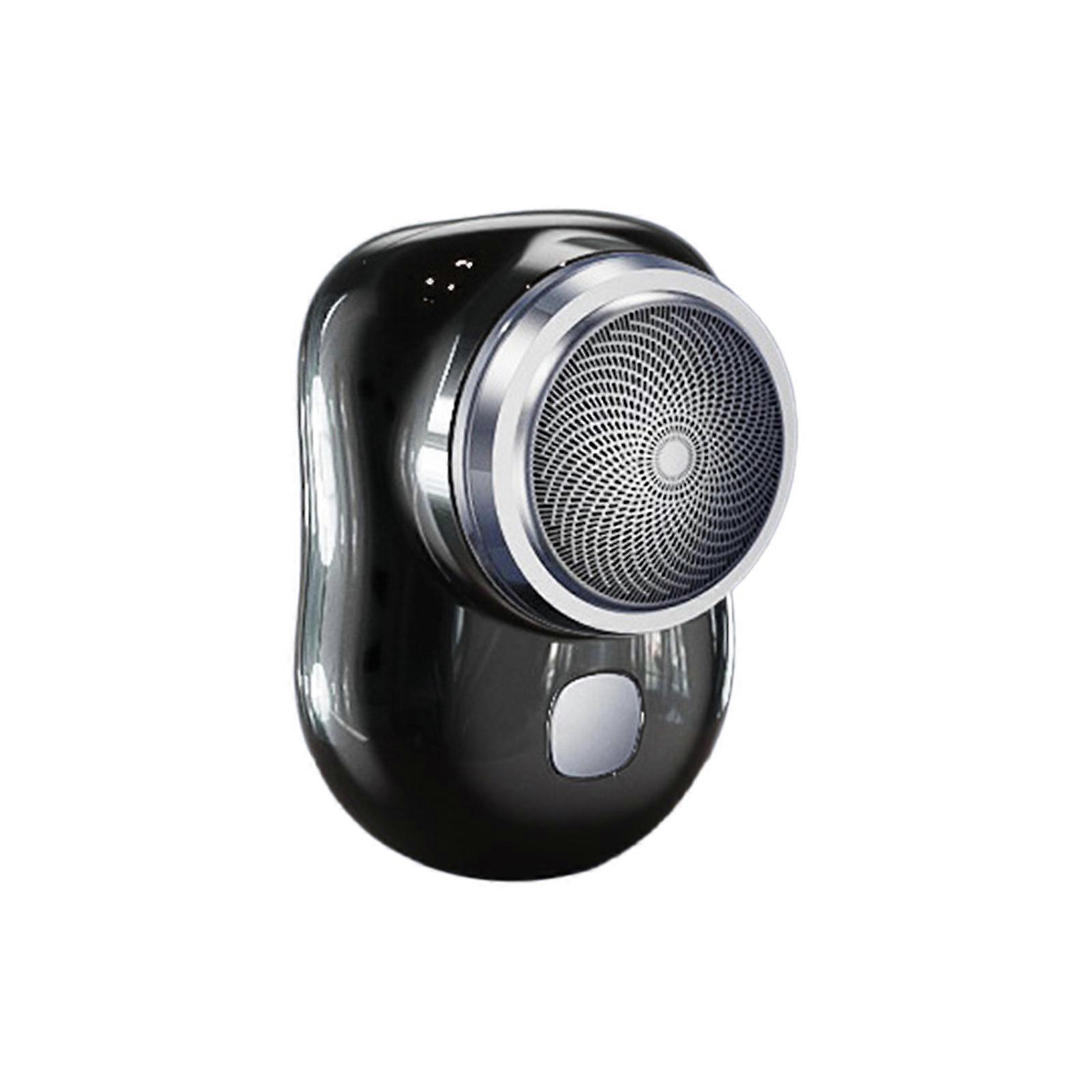 2023  Pocket Size Portable Shaver Electric Razor- One-Button Use Silver Easy Suitable