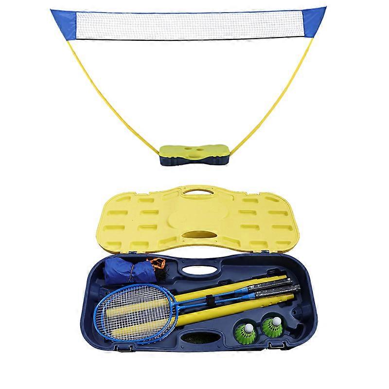 Portable Badminton Net Set, Volleyball Badminton Net for Backyards, Beach, Family Outdoor Games
