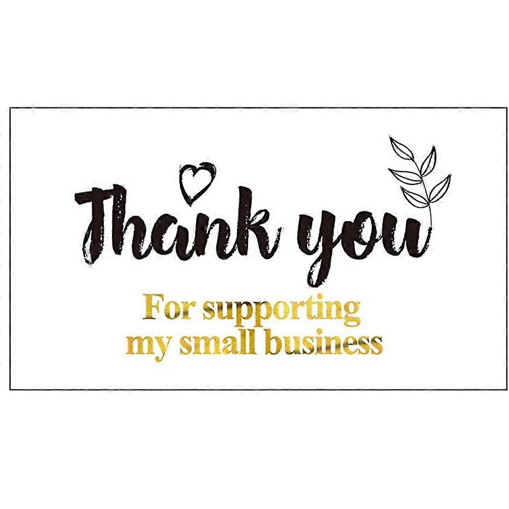 Redkid 10-50pcs Pink Pattern Thank You For Your Order Card Support Small Business Decoration Label C