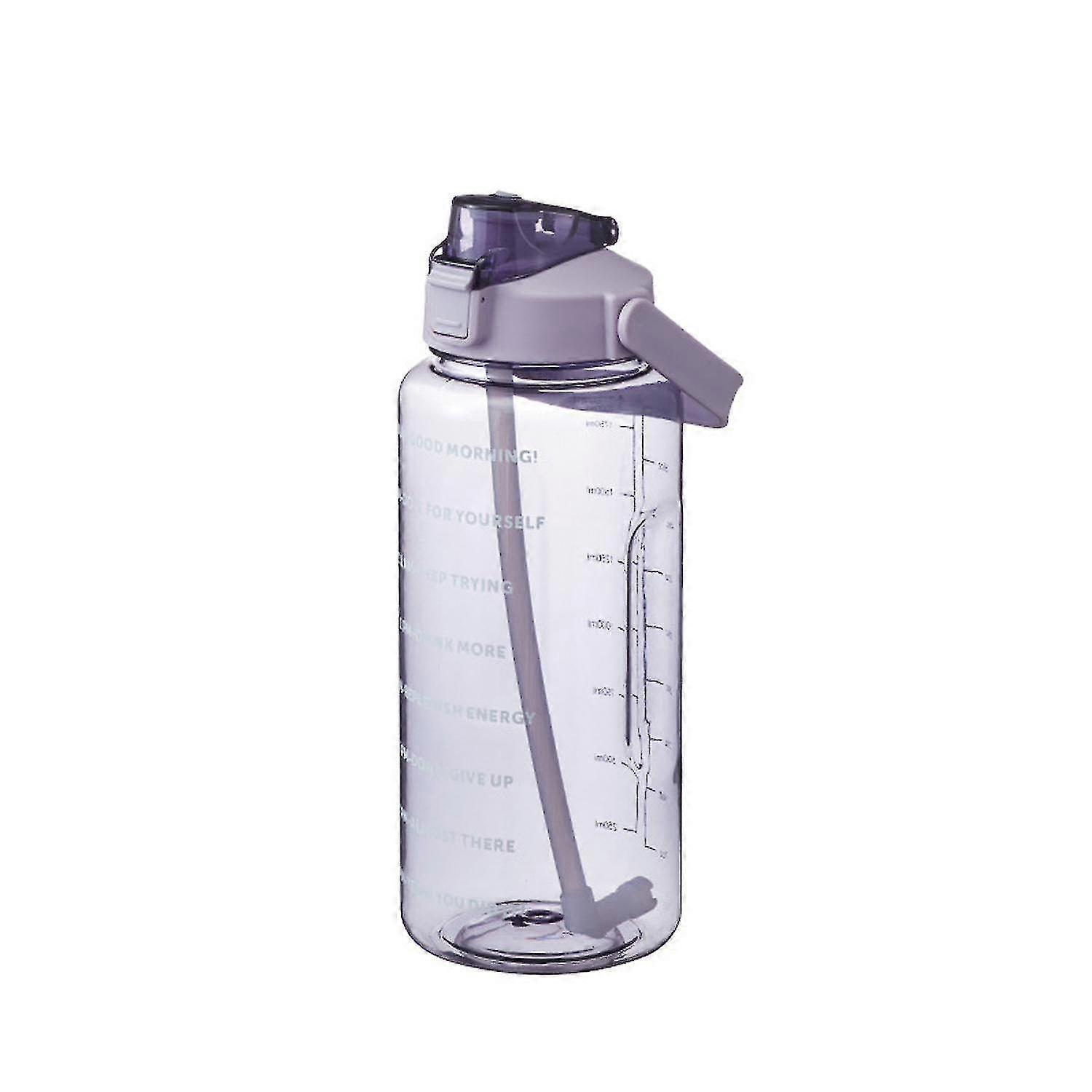 2 Liter Water Bottle with Straw Xixi