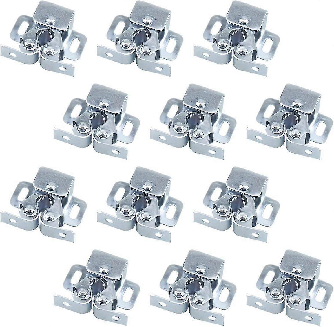 12pcs Latch with Double Roller for Cabinet Swing Door