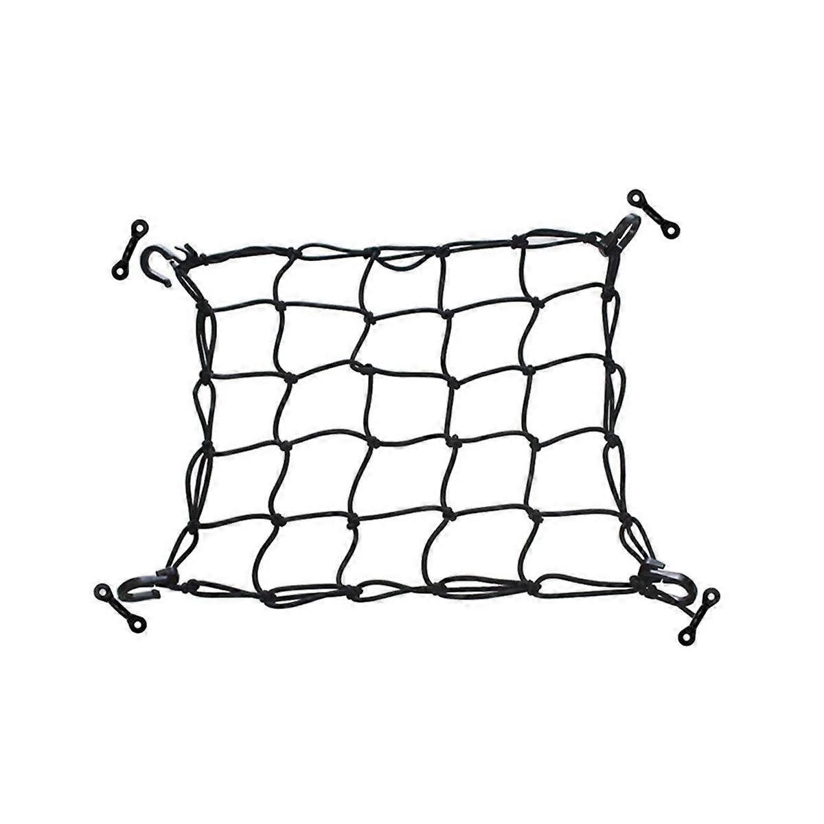 Deck Cargo Net with Lashing Hooks Heavy Duty Luggage Netting Mesh for Kayak Storage Truck Bed Fishi