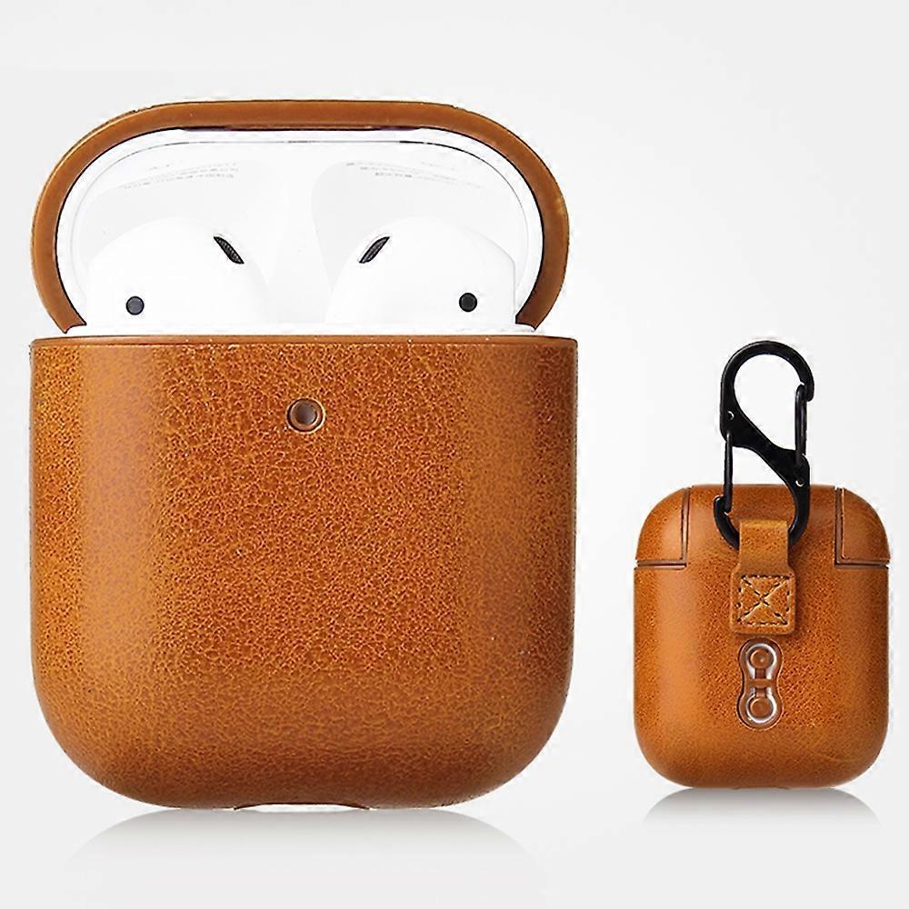 Crazy Horse Texture PU Leather Case for AirPods 1 & 2