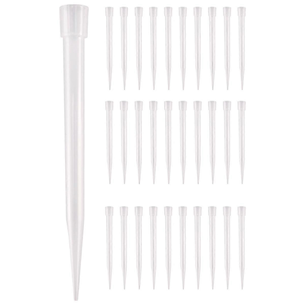 5ML Pipette Tips Lab Microchemical Transparent Liquid Micropipette Pipettor Tips 5ML 300Pcs - Autoclavable