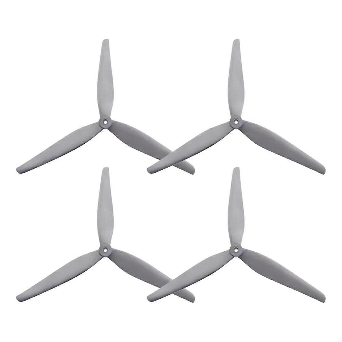 2 pares 11x4,5x3 11 polegadas CW CCW 3 lâminas de hélice de nylon reforçado FPV