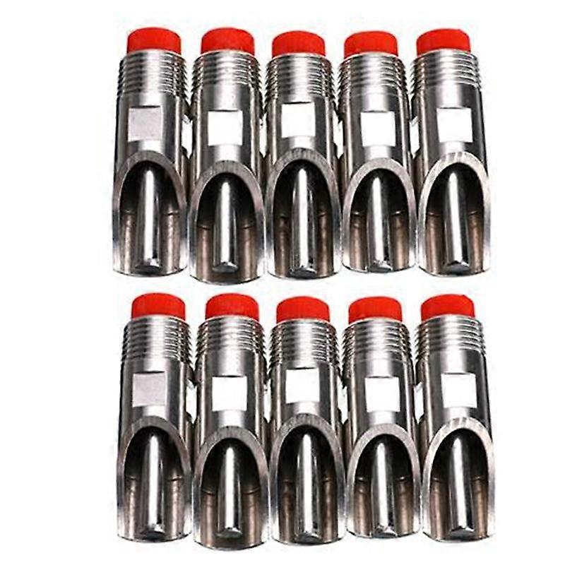 Rustfritt stål 1/2Inch PT Thread Pig Pig Automatisk brystvorte Drinker Drinker Nipple Farm Utstyr 10stk