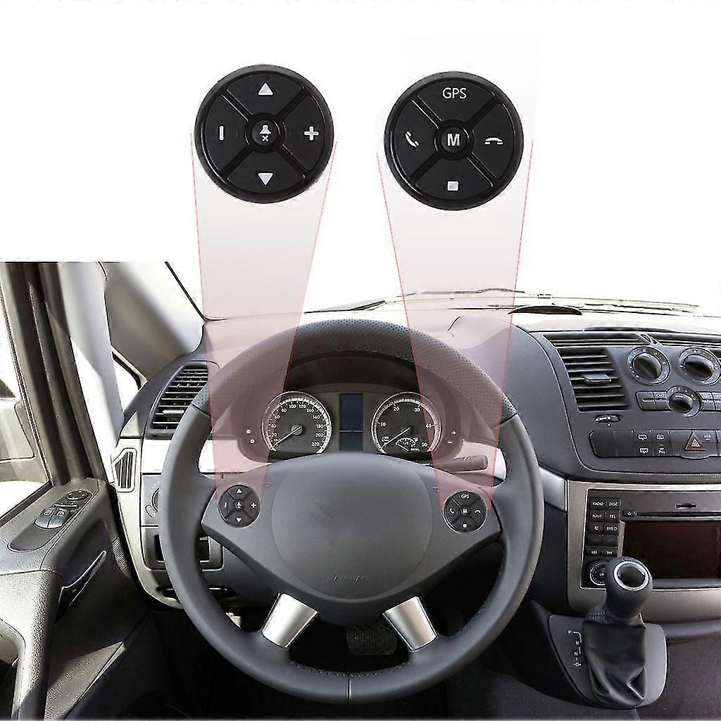 Universal Car Steering Wheel Dvd Gps Wireless Smart Button Key Remote Control