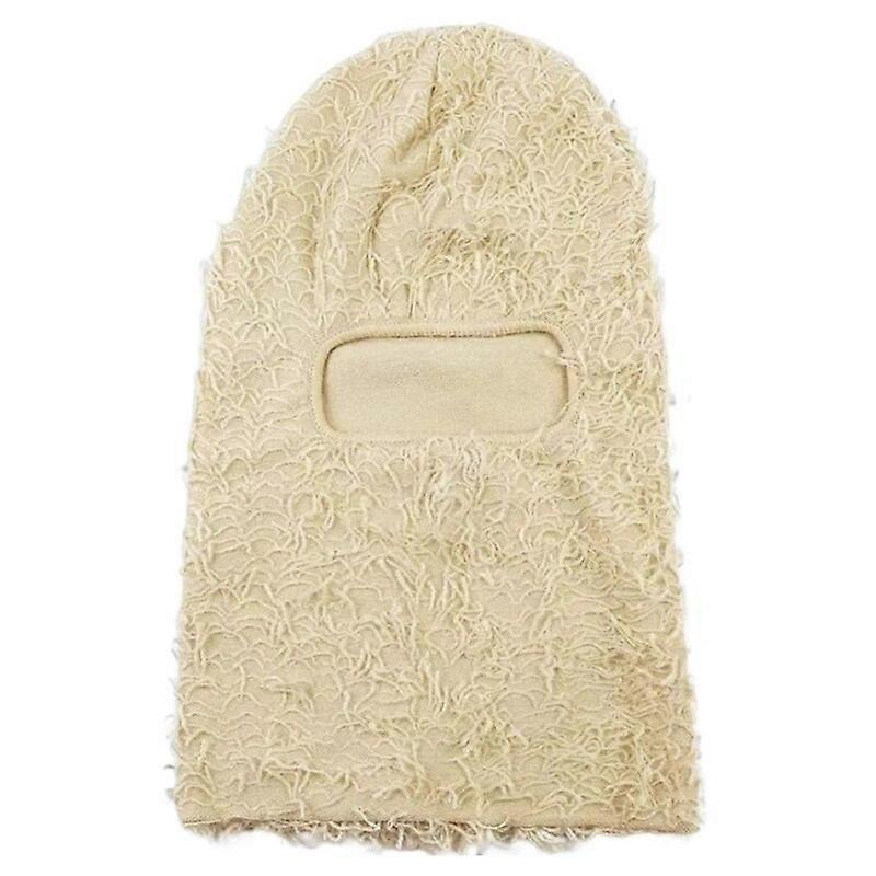 Knit Distressed Balaclava Distressed Knitted Full Face Ski Mask Ski Balaclava Fuzzy Balaclava Camouflage Balaclava