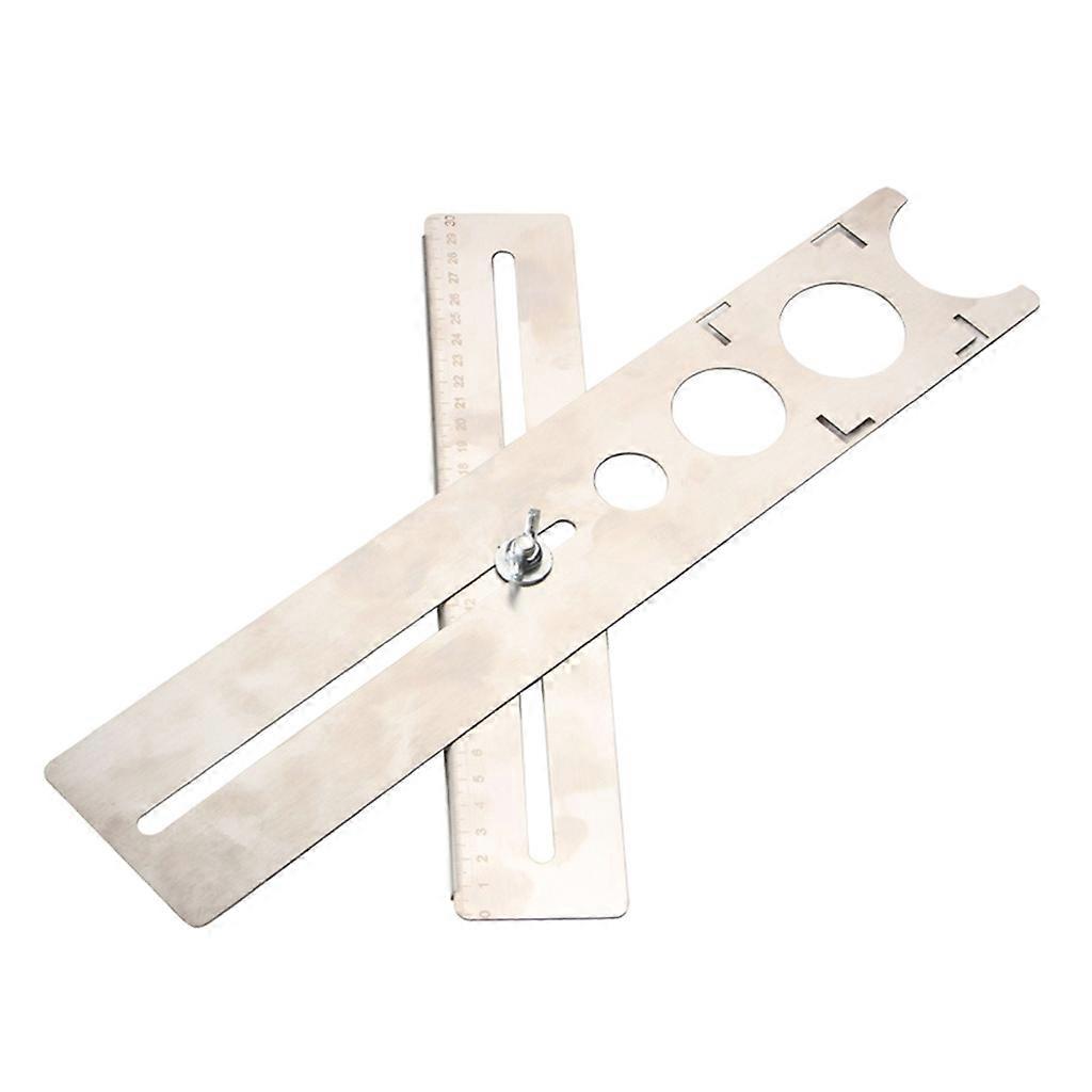 Universal Tile Marble Floor Drilling Hole Opener Locator Position Ruler Puncher