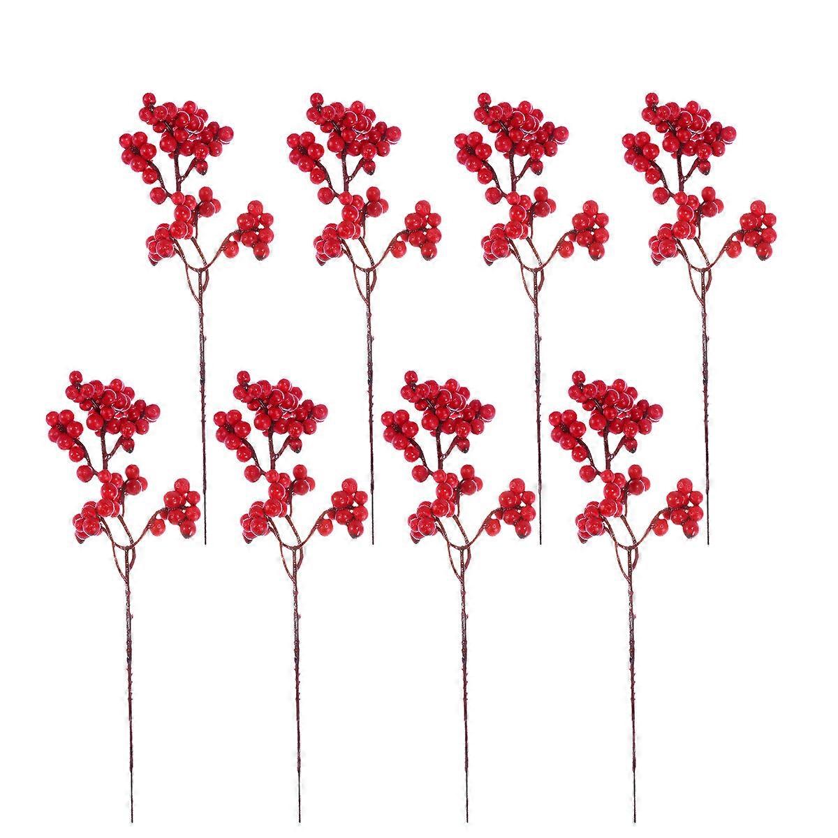 10PCS Simulation Berries Bouquet Artificial Adornment DIY Craft for Banquet Christmas