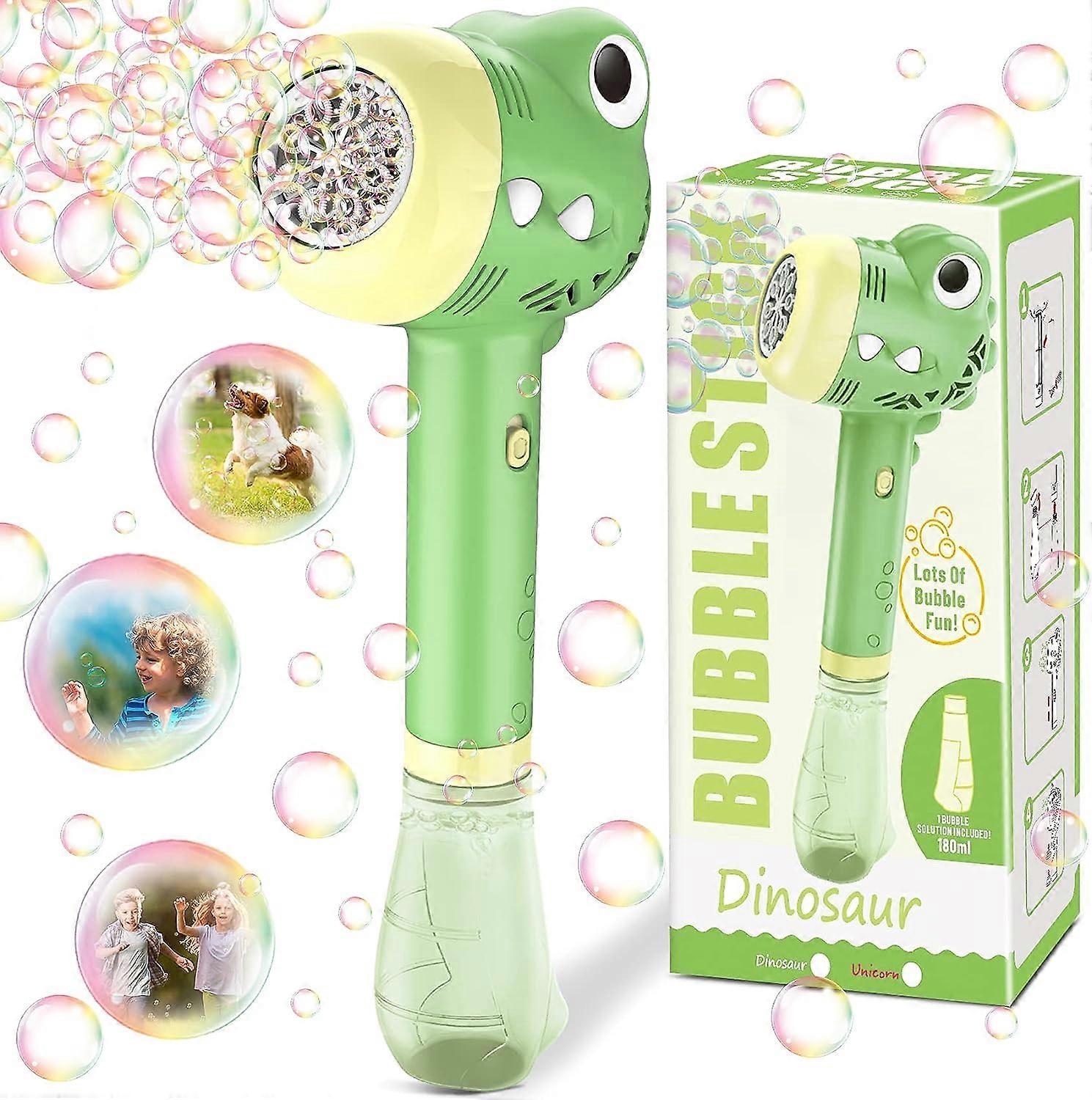 Bubble Guns Bubbles Per Minute Bubble Machine with Lights Sound Effect Bubble Wand