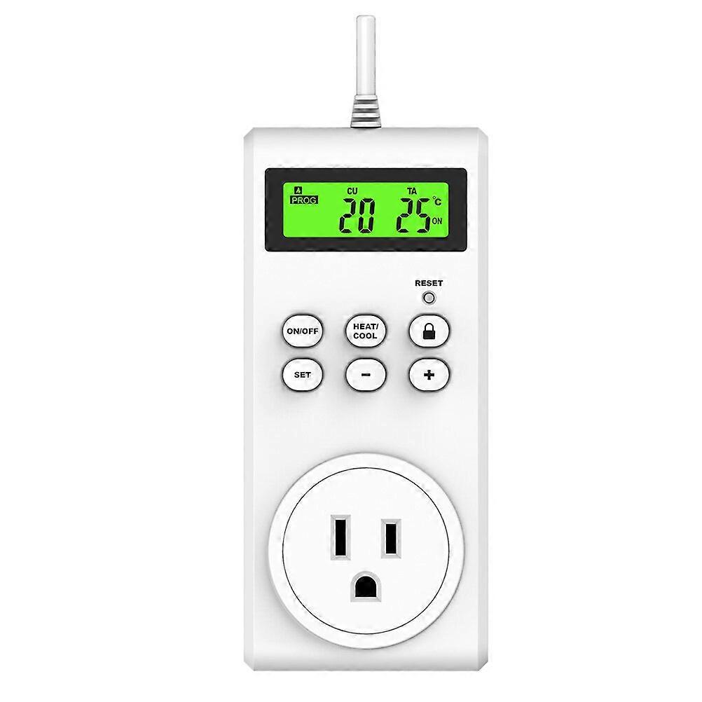 Wireless Thermostat Socket Intelligent Temperature Control Switch (US Plug)
