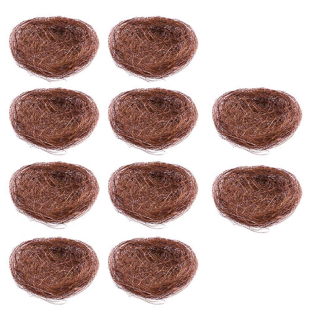 10 Pcs Winter Table Decor Chastity Cage Bird Breeding Nesting Bird Cage House