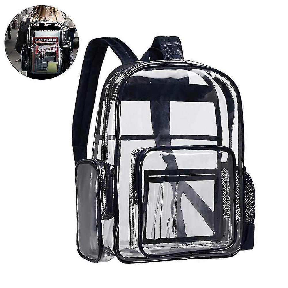 1 Pcs Clear Backpack,heavy Duty See Through Backpack