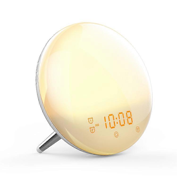Smart Wake Up Light Alarm Clock with Sunrise Simulation