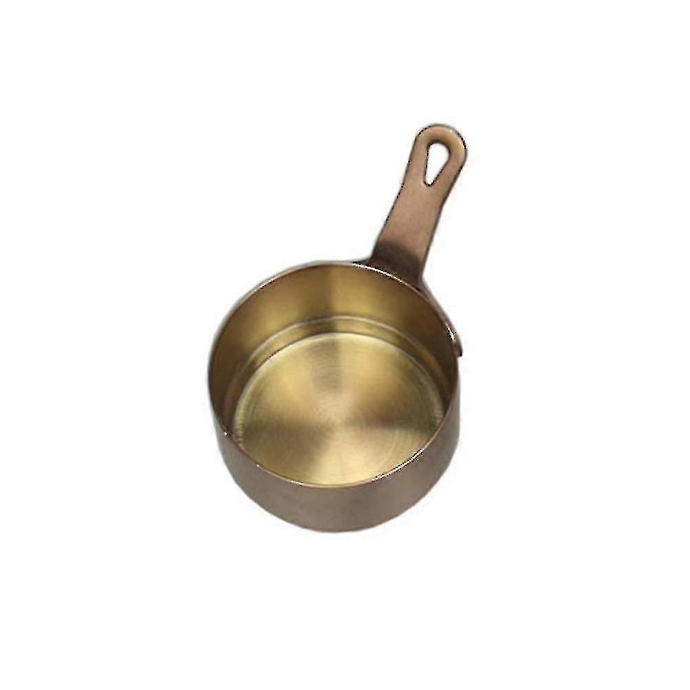 Round With Handle Home Use Portable Stainless Steel Butter Milk Heating