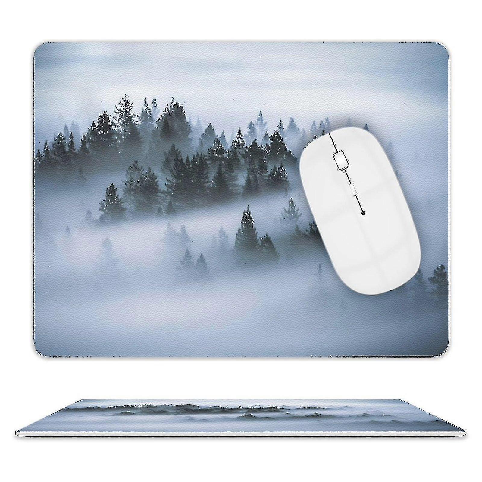 Fog Tree Print Mouse Pad For Laptop