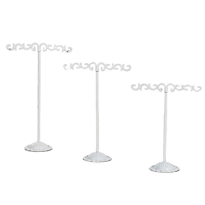 1 Set Balance Shape Earring Display Rack Anti-deformed Wrought Iron Collection Organizer Jewelry Display Rack for Women JIKAIX