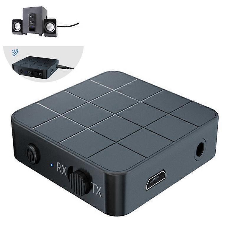 Bluetooth Adapter Bluetooth Transmitter Receiver 5.0 2 in 1 Bluetooth Adapter Mini Portable RCA & 3.5mm AUX Compatible Low Latency HD Sound for PC TV