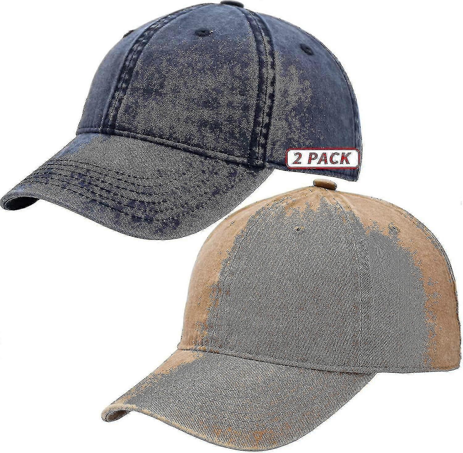 Vintage Cotton Washed Adjustable Baseball Caps Men And Women, Unstructured Low Profile Plain Classic Retro Hat