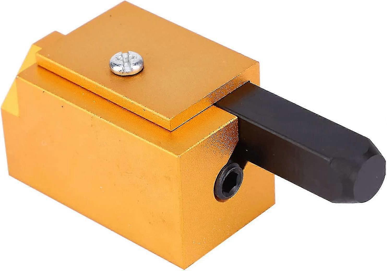 Angle Chisel Hardware Tool Convenient Durable For Door Lock Groove For Diy Work(gold)(1pcs)