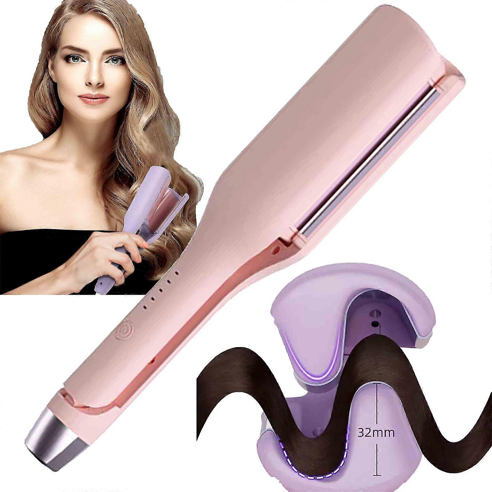 French Wave Curling Iron Rommantic French Eggs Roll Curling Iron French Eggs Roll Curling Iron V-Shape Ceramic BigWaves Hair Crimper A01 WYD231213004P