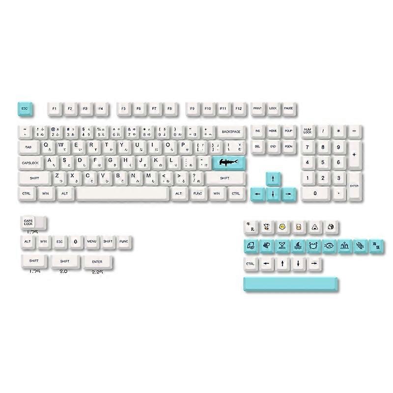 Keycap Dye Sublimation XDA Profile Mechanical Keyboard PBT Keycap 136Keys/Set