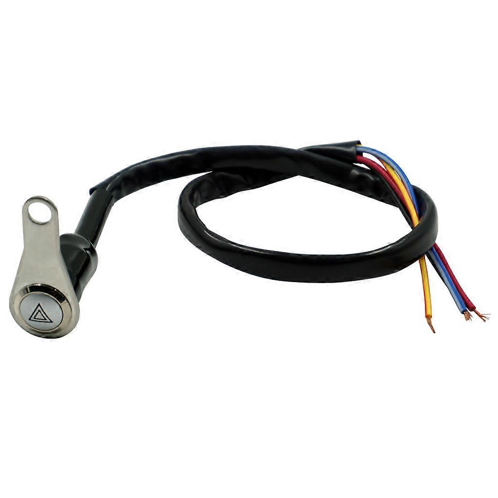 Motorcycle Warning Light Switch ON-Off Handlebar Waterproof Switches Button