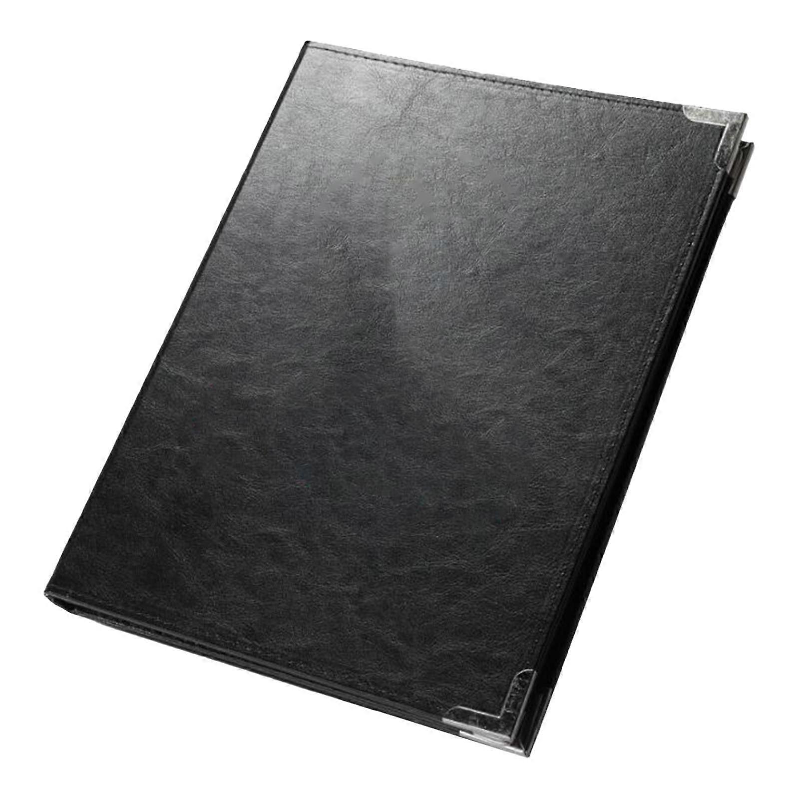 Barra di copertura per menu del ristorante Noshery Pelle PU Versatile Supporto per assegni cliente 2 inserti vuoti
