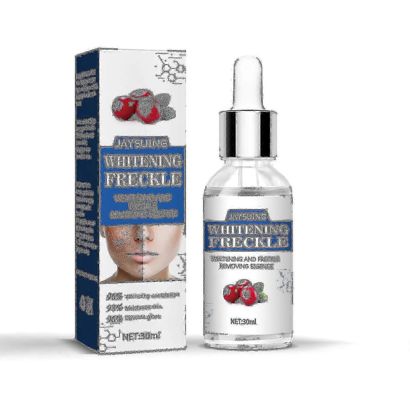 Jaysuingスキンホワイトニングスポットエッセンスシュリンク毛穴ハイドレーティングアンチリンクルブライトニングスキンケアエッセンス