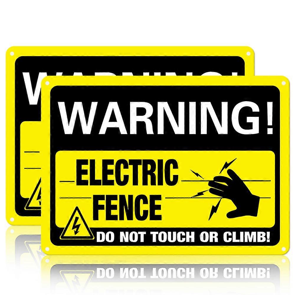 Aluminum Warning Sign Rectangle with Word Word 25x18x0.08cm