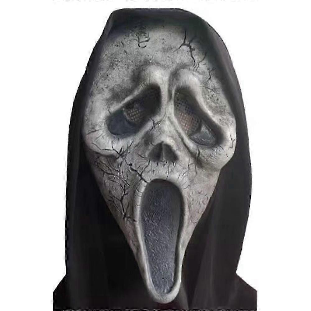 Masque Scream (Ghostface) En Latex Réaliste - Pour Adultes Et Enfants - Déguisement Halloween, Carnaval