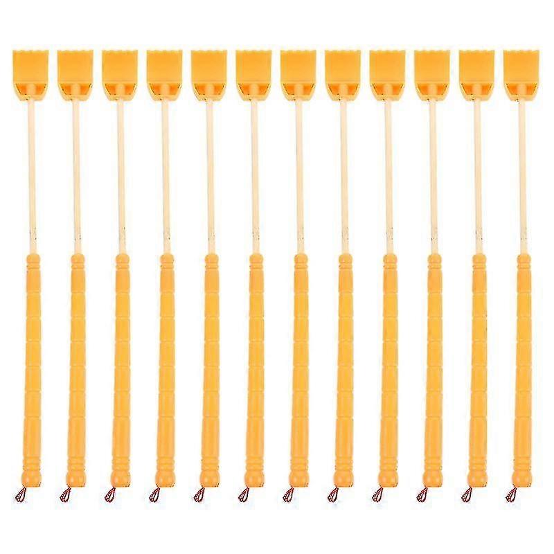 12 Pcs 1 Set Foot Massagers Back Scratchers Telescopic Head Scratchers (bois)