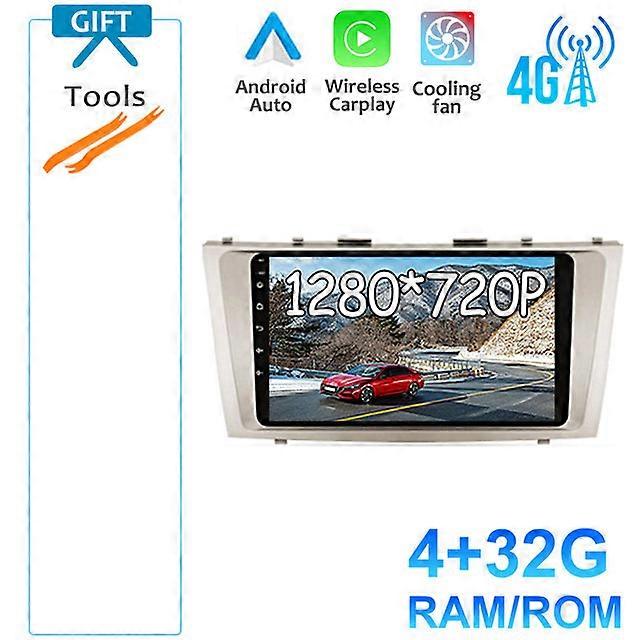 Carplay Android 12 Auto Radio Stereo Player Multimedia GPS Navigation Für Toyota Camry 6 XV 40 50 2006 - 2011