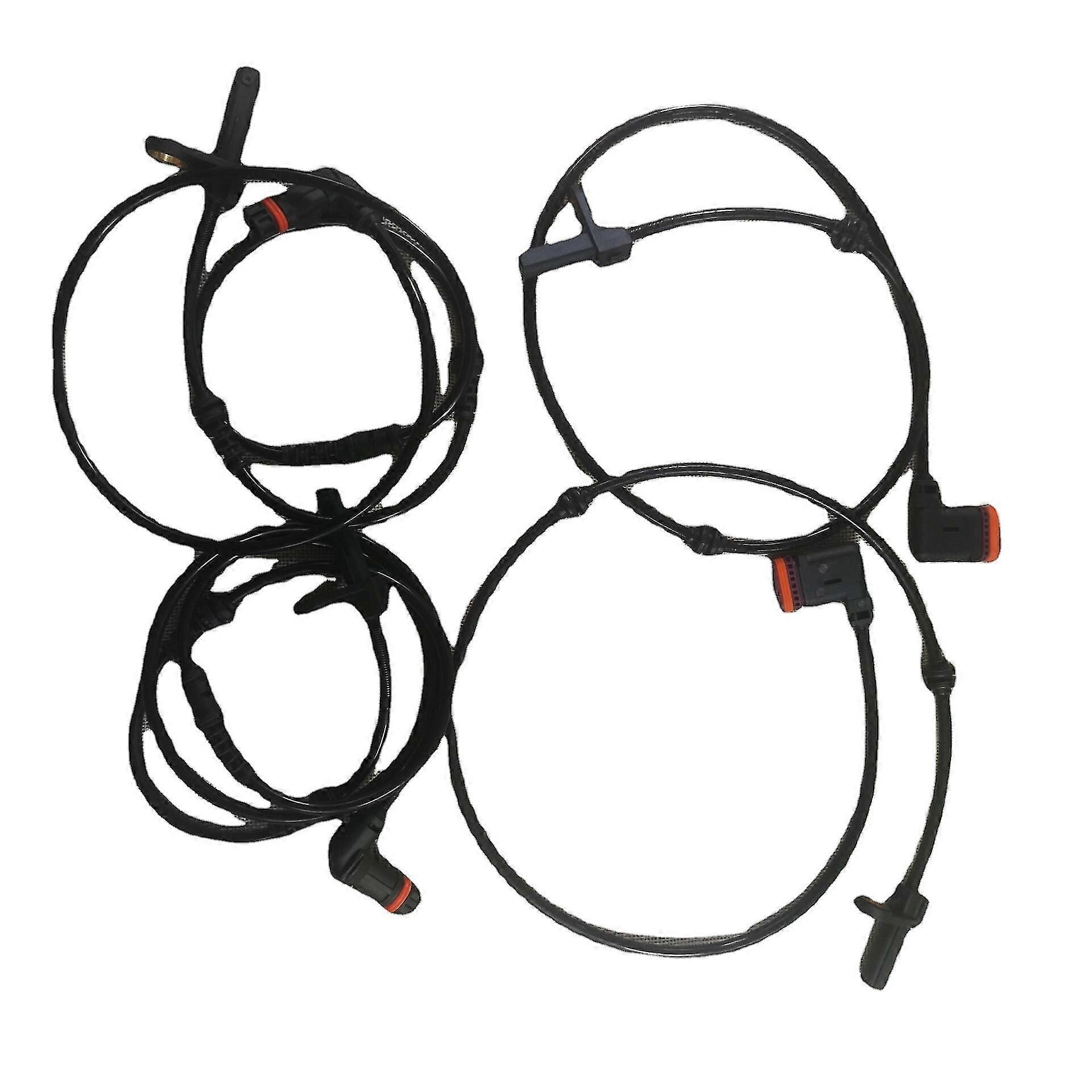 4 Pcs Abs Wheel Speed Sensor For C-class S204 W204 C204 A2049057702 2049057702 2049052905 2049057900 0986594548 2045400317