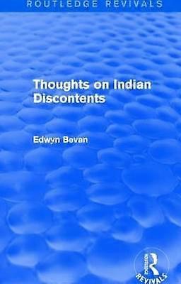 Thoughts on Indian Discontents (Routledge Revivals)