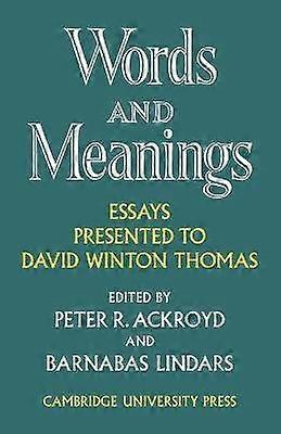 Words and Meanings