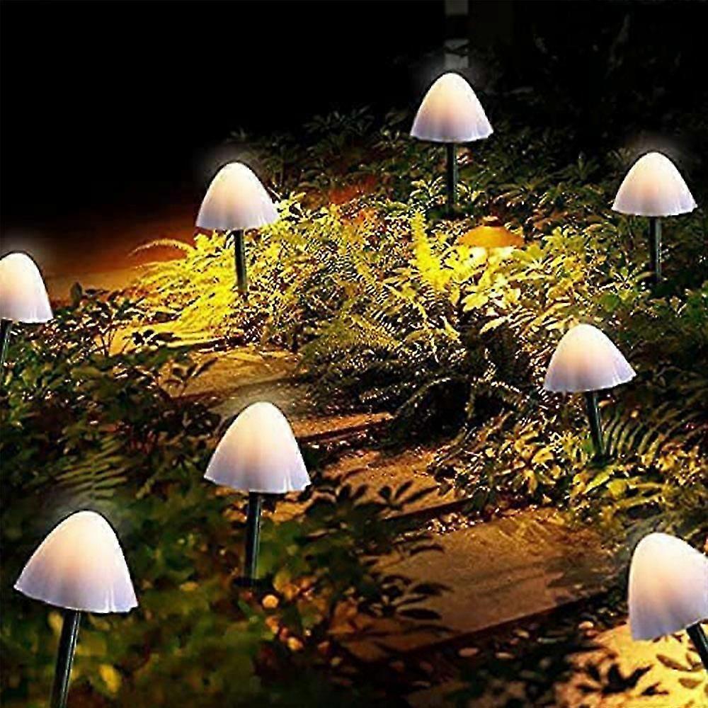 Solar Mushroom String Lights, Multi-mode For Garden Courtyard Landscape Lawn Wedding Party