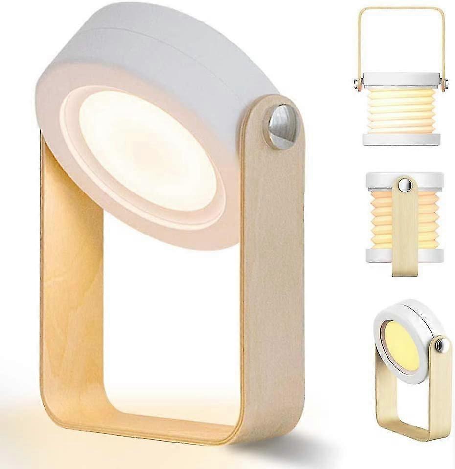 Table Lamp Led Bedside Lamp, Night Light Lantern Vintage Touch Dimmable, 3 Lighting Modes, Foldable Portable Lantern Light Bedside Lamp Camping Lamp F