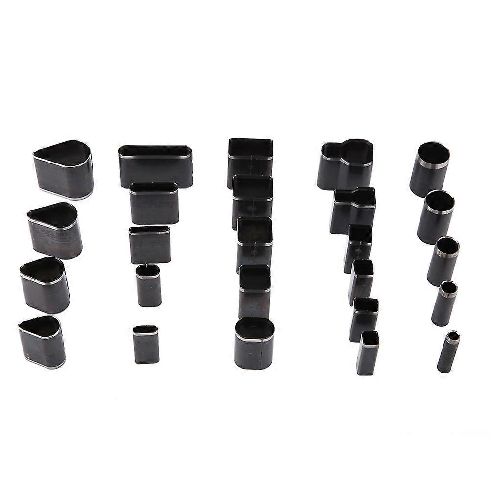 25pcs Multi Shape Leather Hole Punch Cutter Tools Set Handmade DIY Craft Leather Puncher