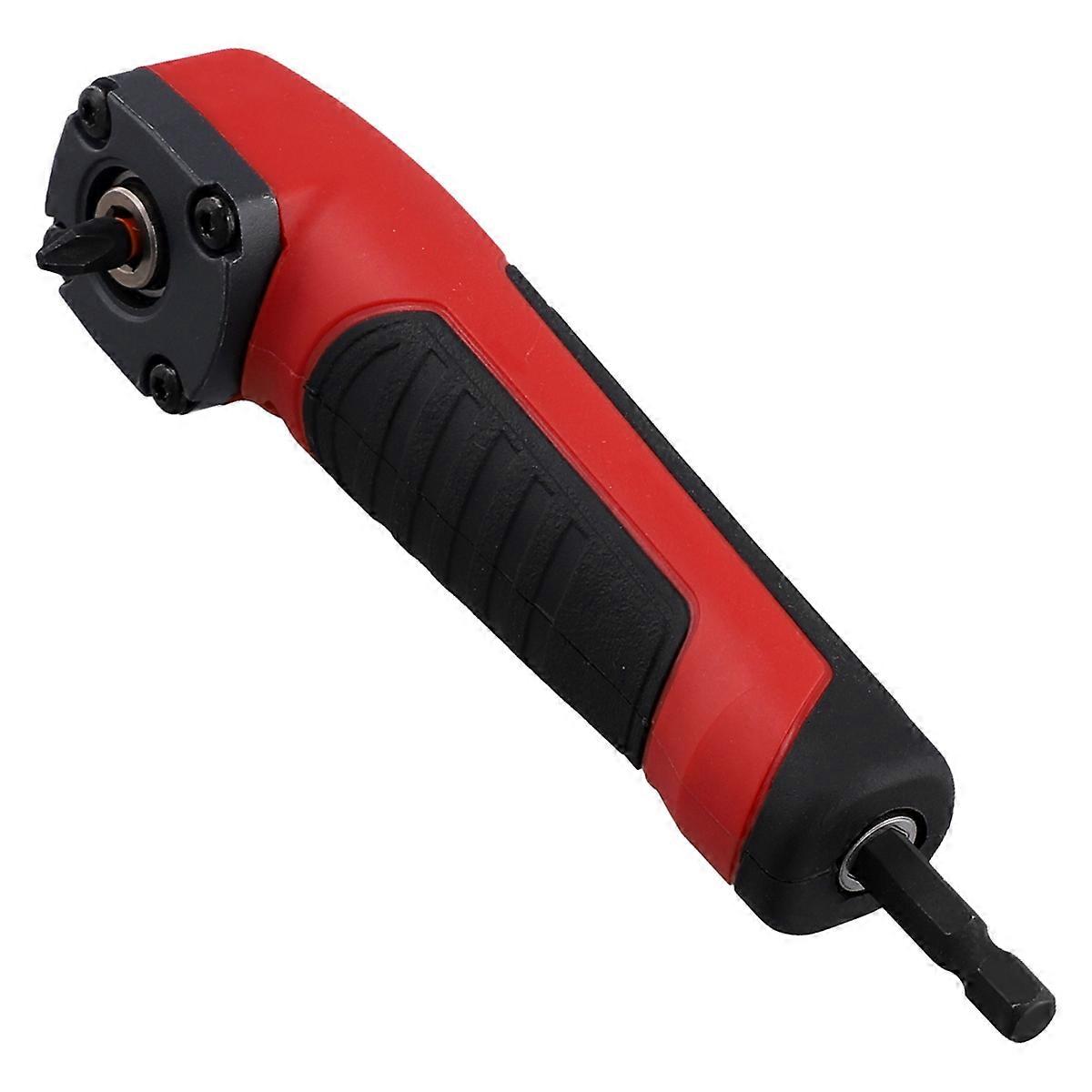 90 Degree Right Angle Drilling Shank Extension Adapter 1/4 Inch Magnetic Screwdriver Hex Drill Socket Holder Wrench Tool