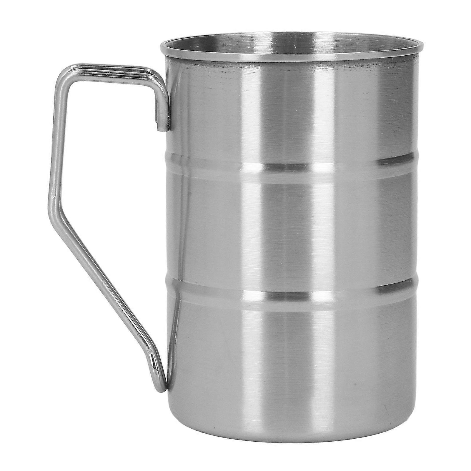 Stainless Steel Coffee Mug with Large Capacity, Handle
