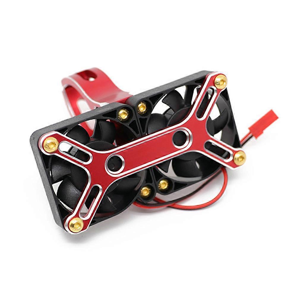 Dissipatore di calore per motore in metallo RC edizione universale nero/blu/rosso per 1/5 parti di aggiornamento rosso