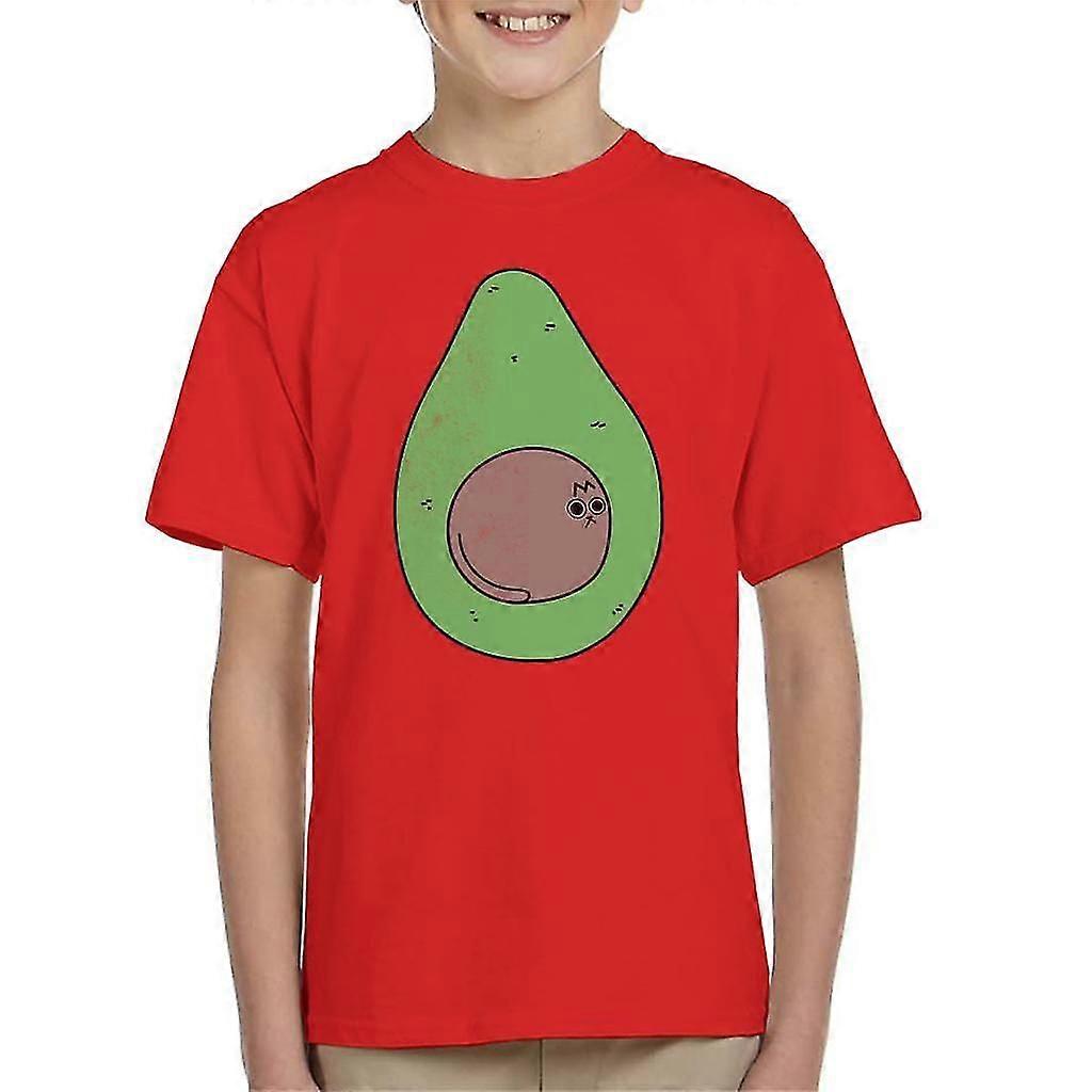 Avocatdo Avocado Cat Lasten T-paita