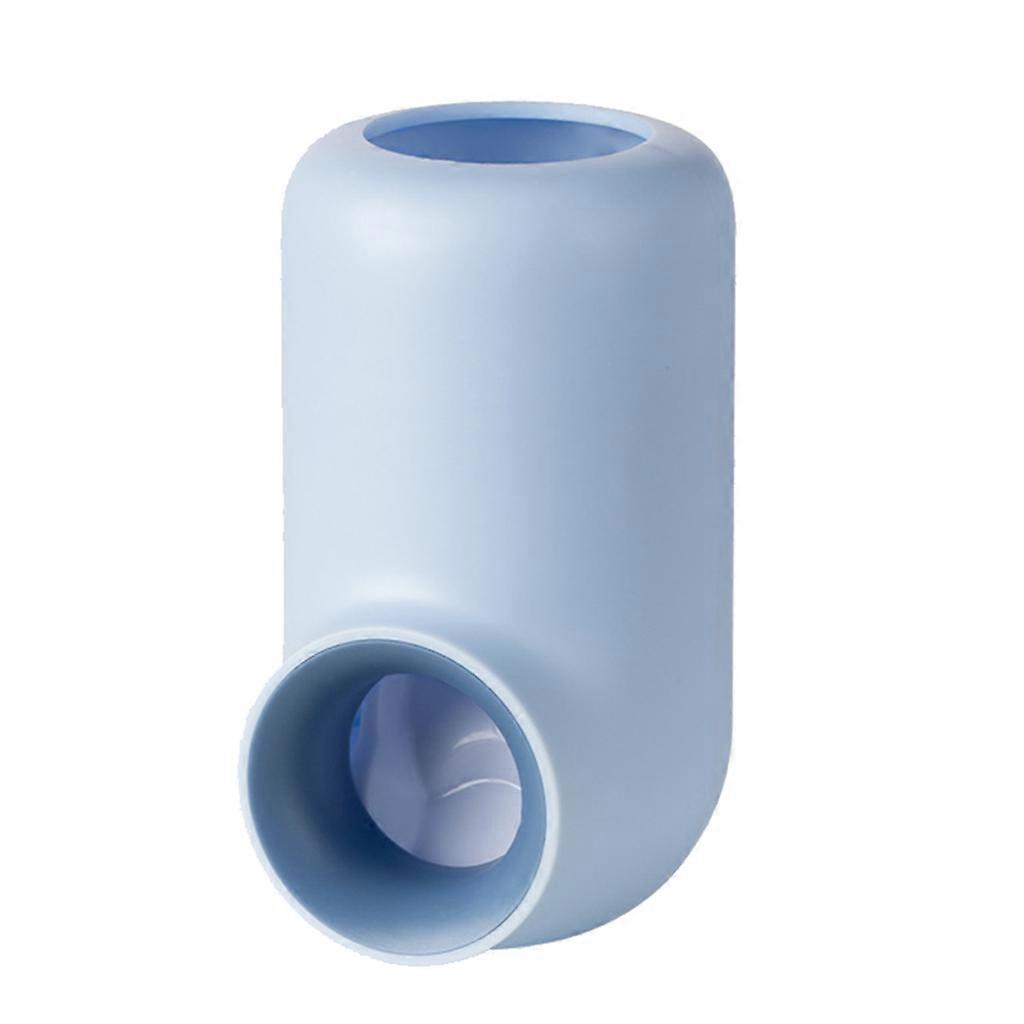 Toothpaste Dispenser Wall Mount Automatic Toothpaste Squeezer Squeeze Toothpaste Holder Device Auto Toothpaste Storage  Blue blue