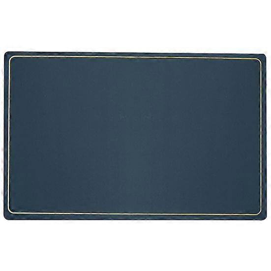 Faux Leather Place Mat Double-Sided Color Rectangle Table Mat Waterproof Oil-proof Heat Insulation Bowl Tea Cup Mat Reusable Anti-scald Pad