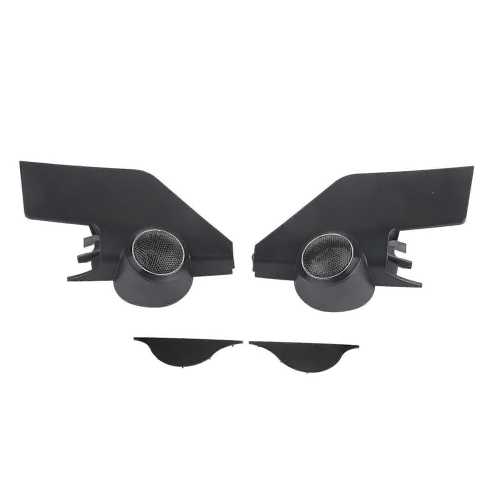 2pcs Door Tweeter Cover Black Abs Speaker Trim Replacement For Sentra 20122021