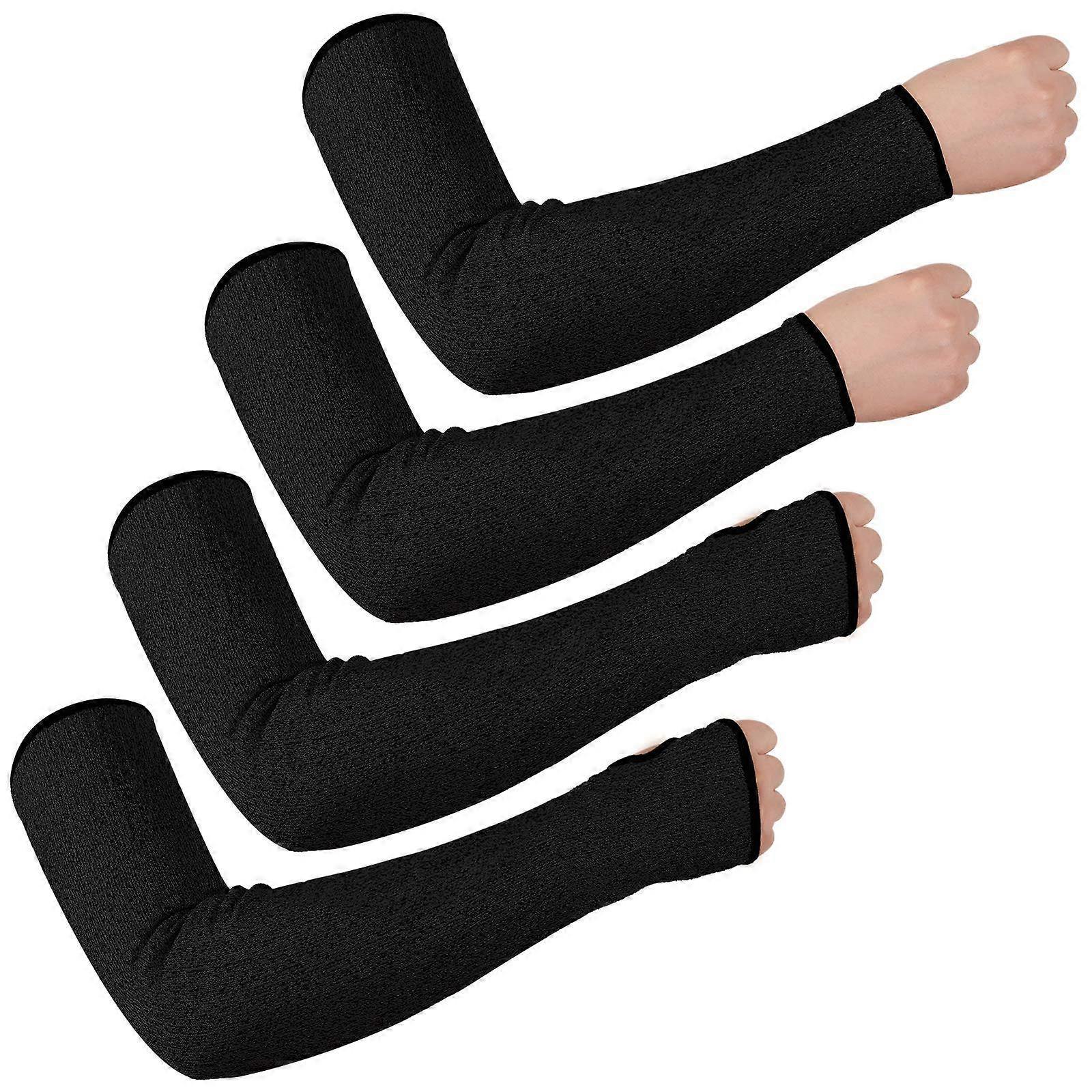 2 pairs of arm guards for cut-resistant safety arm protection