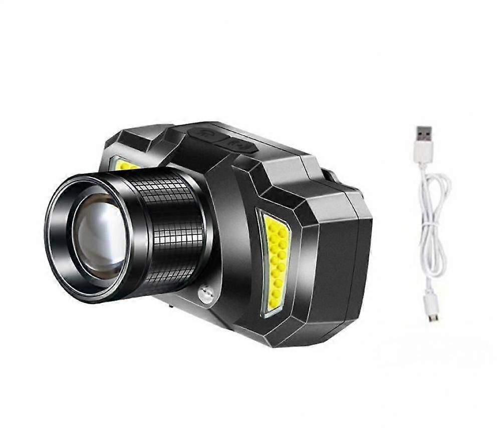 Bright Rechargeable Head Lamp Waterproof Flashlight Headlight Headlamp