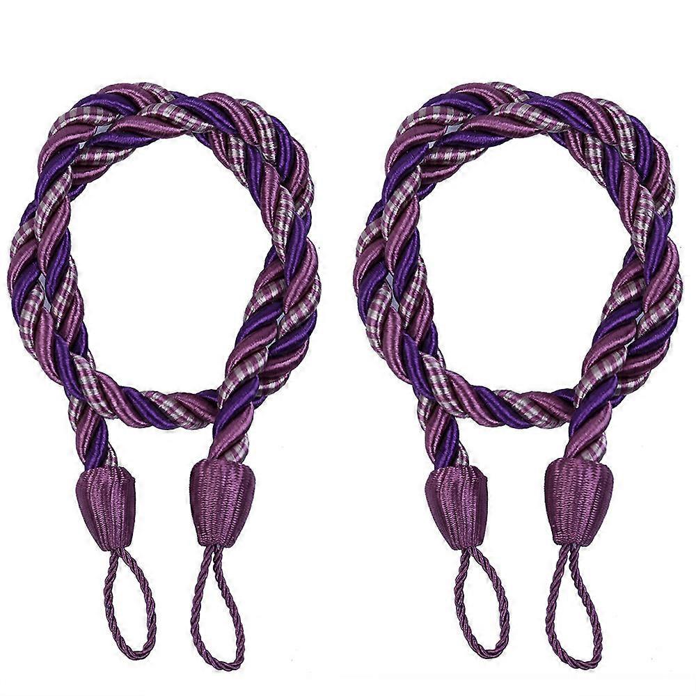 2PCS Ropes Tie Backs For Window Curtain Cord Buckle Tiebacks Tie Backs